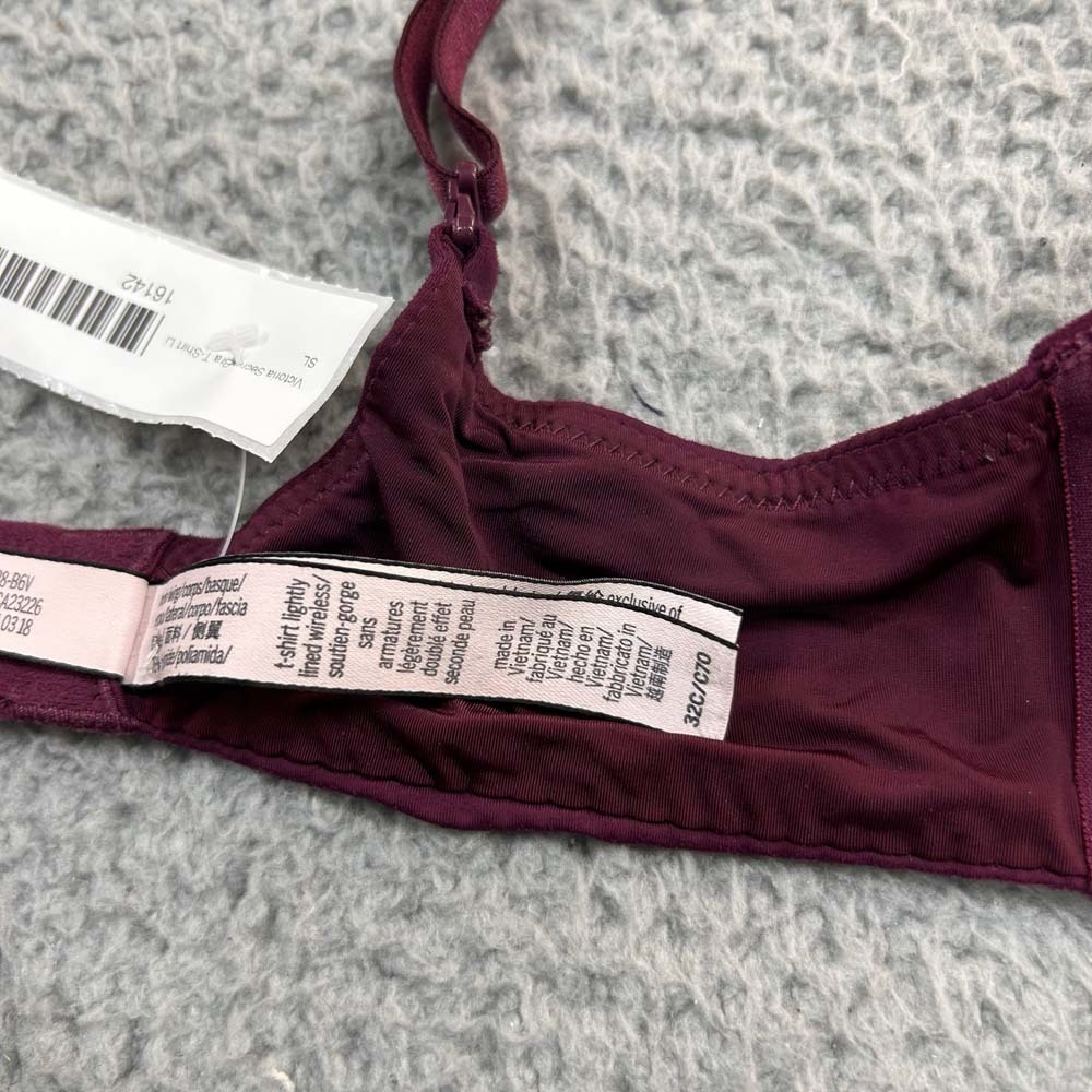 Victoria Secret Bra 32C T-Shirt Bra T-Shirt Lightly Lined Wireless - Picture 7 of 8